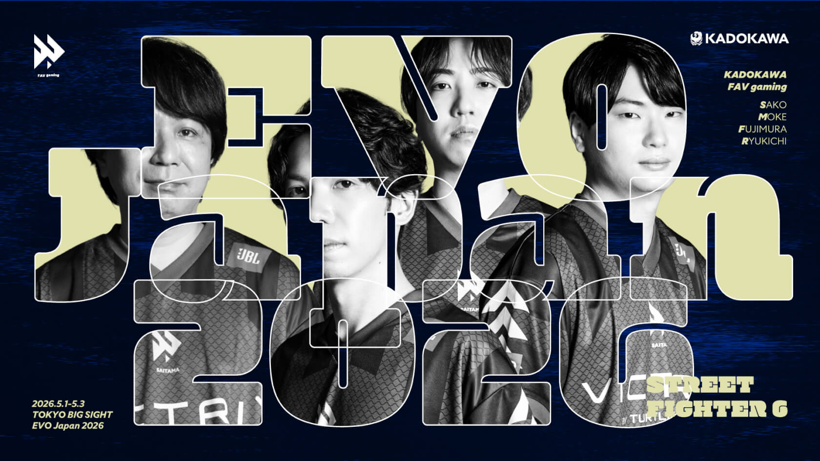 EVO JAPAN 2026』にKADOKAWA FAV gamingが出場！ – FAV gaming